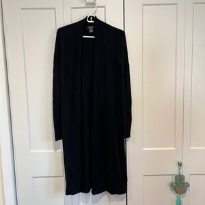Lord & Taylor Black Cashmere Cardigan